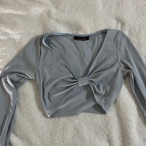 cropped long sleeve